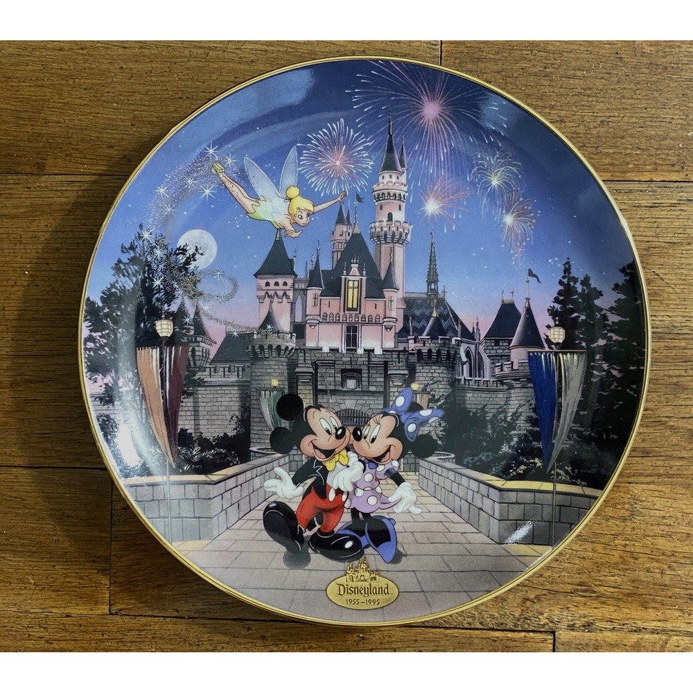 The Bradford Exchange Limited Edition Disneyland's 40th Anniversary Plate 1995